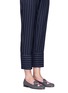 Figure View - Click To Enlarge - STUBBS & WOOTTON - Tassel embroidery flannel slip-ons