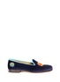 Main View - Click To Enlarge - STUBBS & WOOTTON - 'Gulp/Ooops' embroidery velvet slip-ons