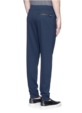 Back View - Click To Enlarge - ARMANI COLLEZIONI - Slim fit jogging pants