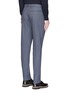 Back View - Click To Enlarge - ARMANI COLLEZIONI - Cotton houndstooth chinos