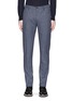 Main View - Click To Enlarge - ARMANI COLLEZIONI - Cotton houndstooth chinos