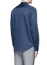 Back View - Click To Enlarge - ARMANI COLLEZIONI - Triangle print cotton shirt
