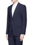 Detail View - Click To Enlarge - ARMANI COLLEZIONI - 'Metropolitan' dot jacquard suit