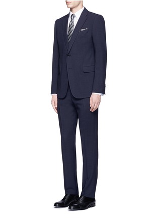 Figure View - Click To Enlarge - ARMANI COLLEZIONI - 'Metropolitan' dot jacquard suit