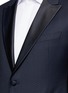 Detail View - Click To Enlarge - ARMANI COLLEZIONI - 'Metropolitan' diamond jacquard wool tuxedo suit