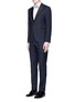 Figure View - Click To Enlarge - ARMANI COLLEZIONI - 'Metropolitan' diamond jacquard wool tuxedo suit