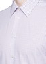 Detail View - Click To Enlarge - ARMANI COLLEZIONI - Check grid cotton shirt