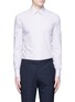 Main View - Click To Enlarge - ARMANI COLLEZIONI - Check grid cotton shirt