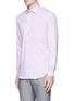 Front View - Click To Enlarge - ARMANI COLLEZIONI - Slim fit cotton shirt