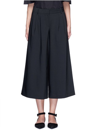 Main View - Click To Enlarge - TIBI - 'Edie' tropical wool culottes
