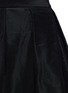 Detail View - Click To Enlarge - TIBI - Pleat front silk faille flare midi skirt