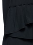 Detail View - Click To Enlarge - TIBI - Ruffle waist silk V-neck jumpsuit
