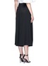 Back View - Click To Enlarge - TIBI - Inverted pleat silk culottes