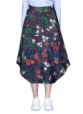 Main View - Click To Enlarge - CÉDRIC CHARLIER - Floral print tech fabric skirt