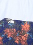 Detail View - Click To Enlarge - CÉDRIC CHARLIER - Floral print back poplin shirt