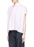 Front View - Click To Enlarge - CÉDRIC CHARLIER - Boxy fit cotton poplin shirt