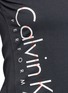 Detail View - Click To Enlarge - CALVIN KLEIN PERFORMANCE - Metallic logo print cotton T-shirt