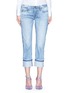 Detail View - Click To Enlarge - 72877 - Roll cuff cropped jeans