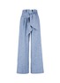 Main View - Click To Enlarge - MSGM - Wrap waist chambray culottes