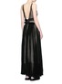Back View - Click To Enlarge - NICOPANDA - Pleat tulle maxi dress