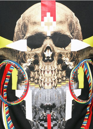 Detail View - Click To Enlarge - MARCELO BURLON - 'Batavia' skull print T-shirt