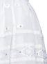 Detail View - Click To Enlarge - 68244 - 'Lizette' lace trim floral embroidery organdy skirt