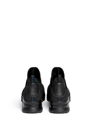 Back View - Click To Enlarge - ASH - 'Mack' stretch strap neoprene sneakers