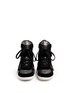 Figure View - Click To Enlarge - ASH - 'Brendy' python embossed leather wedge sneakers