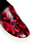 Detail View - Click To Enlarge - ASH - 'Impuls' lily print leather skate slip-ons