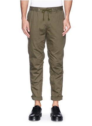 Main View - Click To Enlarge - WHITE MOUNTAINEERING - Ruch inseam cotton-linen chinos