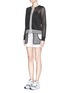 Figure View - Click To Enlarge - MONREAL - Mesh bomber jacket