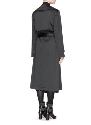 Back View - Click To Enlarge - LANVIN - Water repellent taffeta trench coat