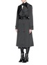 Front View - Click To Enlarge - LANVIN - Water repellent taffeta trench coat