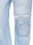 Detail View - Click To Enlarge - RE/DONE - 'RE/PAIR RE/DONE' hand distressed relaxed straight jeans