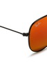 Detail View - Click To Enlarge - RAY-BAN - 'Aviator Junior' metal frame mirror sunglasses