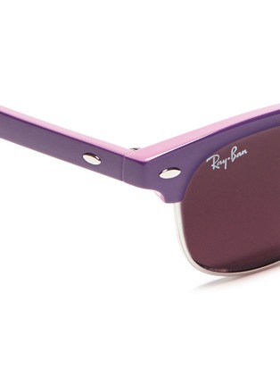Detail View - Click To Enlarge - RAY-BAN - 'Clubmaster Junior' browline sunglasses
