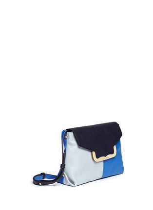 Figure View - Click To Enlarge - SEE BY CHLOÉ - 'Kim' mini colourblock leather crossbody bag