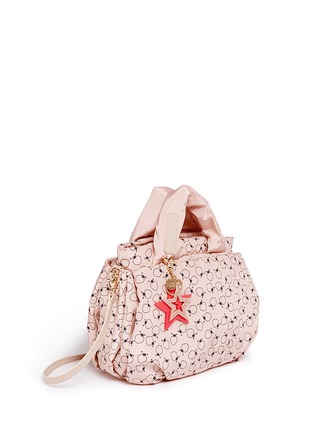 Front View - Click To Enlarge - SEE BY CHLOÉ - 'Joy Rider' small strawberry print nylon bag