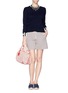 Figure View - Click To Enlarge - SEE BY CHLOÉ - 'Joy Rider' small strawberry print nylon bag