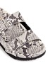 Detail View - Click To Enlarge - ASH - 'Takoon' snakeskin leather slide sandals