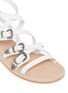Detail View - Click To Enlarge - ASH - 'Penelope' engraved buckle leather sandals