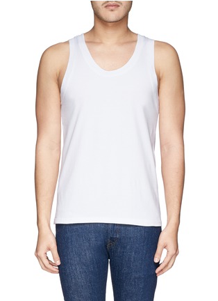 Main View - Click To Enlarge - - - 'Day by Day' tank undershirt 2-pack set