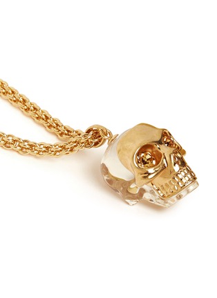 Detail View - Click To Enlarge - ALEXANDER MCQUEEN - Mask skull pendant necklace