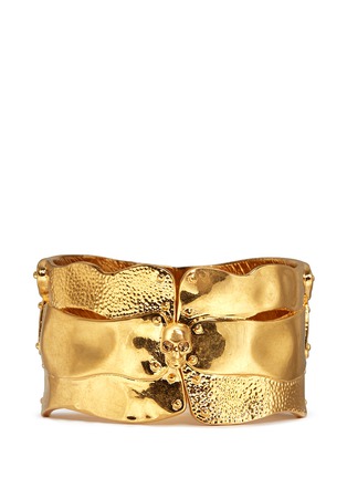 Main View - Click To Enlarge - ALEXANDER MCQUEEN - Puzzle skull cuff
