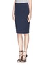 Front View - Click To Enlarge - ARMANI COLLEZIONI - Milano knit pencil skirt