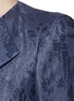 Detail View - Click To Enlarge - ARMANI COLLEZIONI - Raffia jacquard blazer