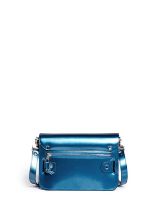 Back View - Click To Enlarge - PROENZA SCHOULER - PS11 Mini Classic metallic leather bag