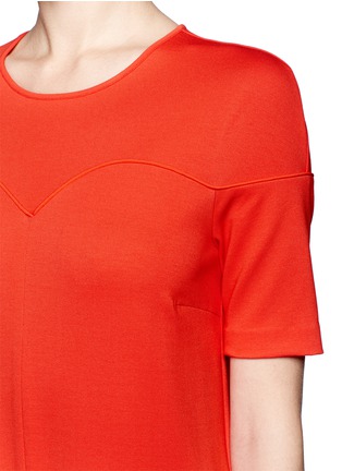Detail View - Click To Enlarge - STELLA MCCARTNEY - Tulip cutout stretch jersey dress