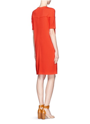 Back View - Click To Enlarge - STELLA MCCARTNEY - Tulip cutout stretch jersey dress