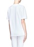 Back View - Click To Enlarge - STELLA MCCARTNEY - Lipstick and text print cotton short sleeve sweatshirt